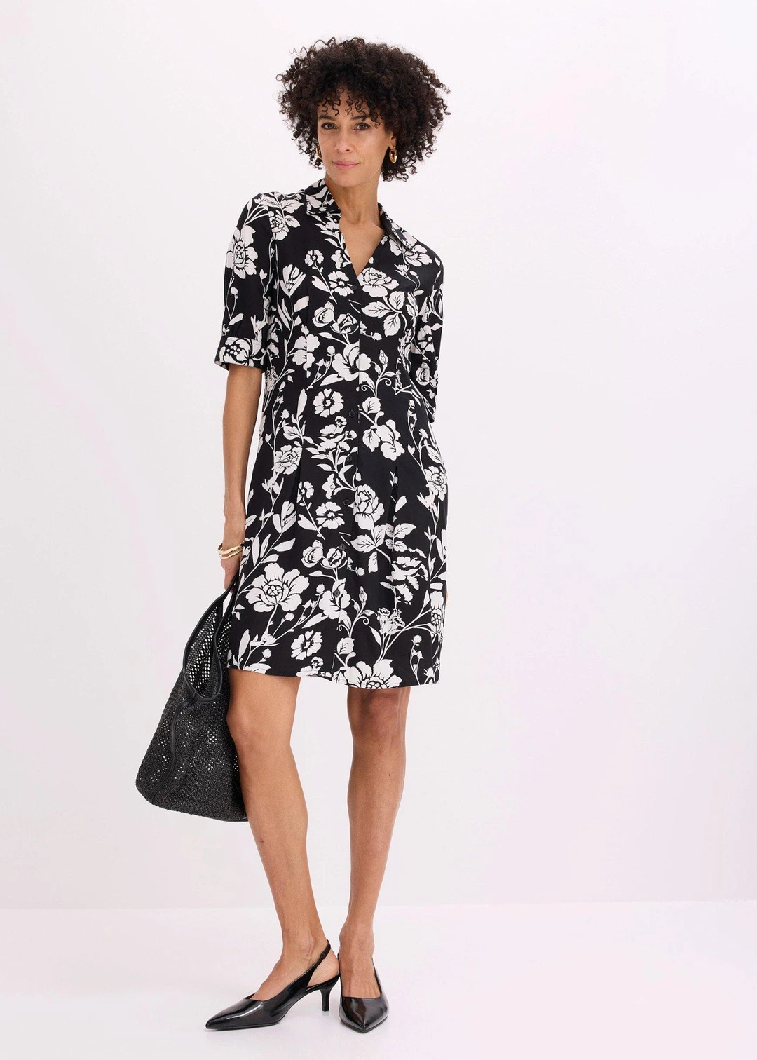 Robe-chemise en viscose fluide - 2
