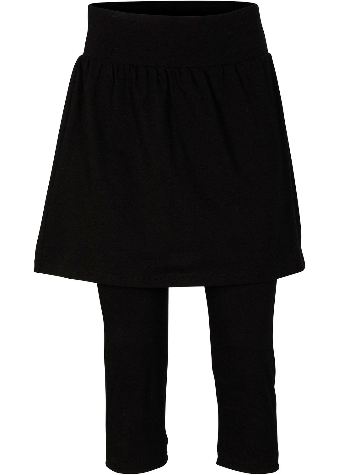 Legging 3/4 avec jupe en coton extensible