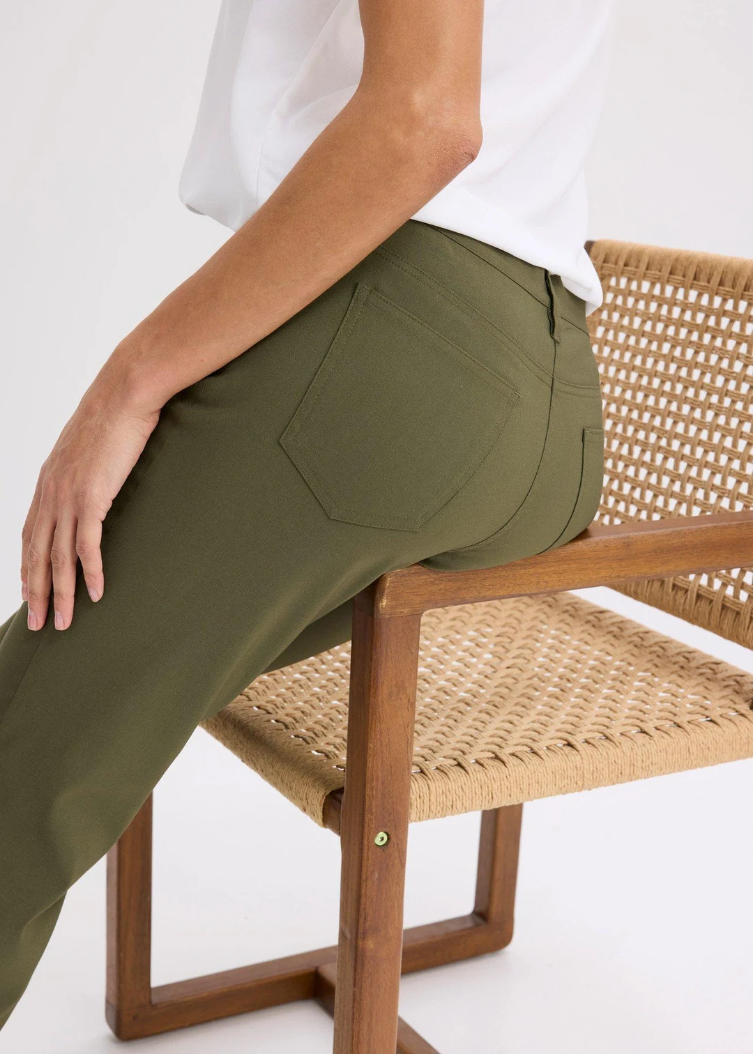 Pantalon extensible, bootcut - 3