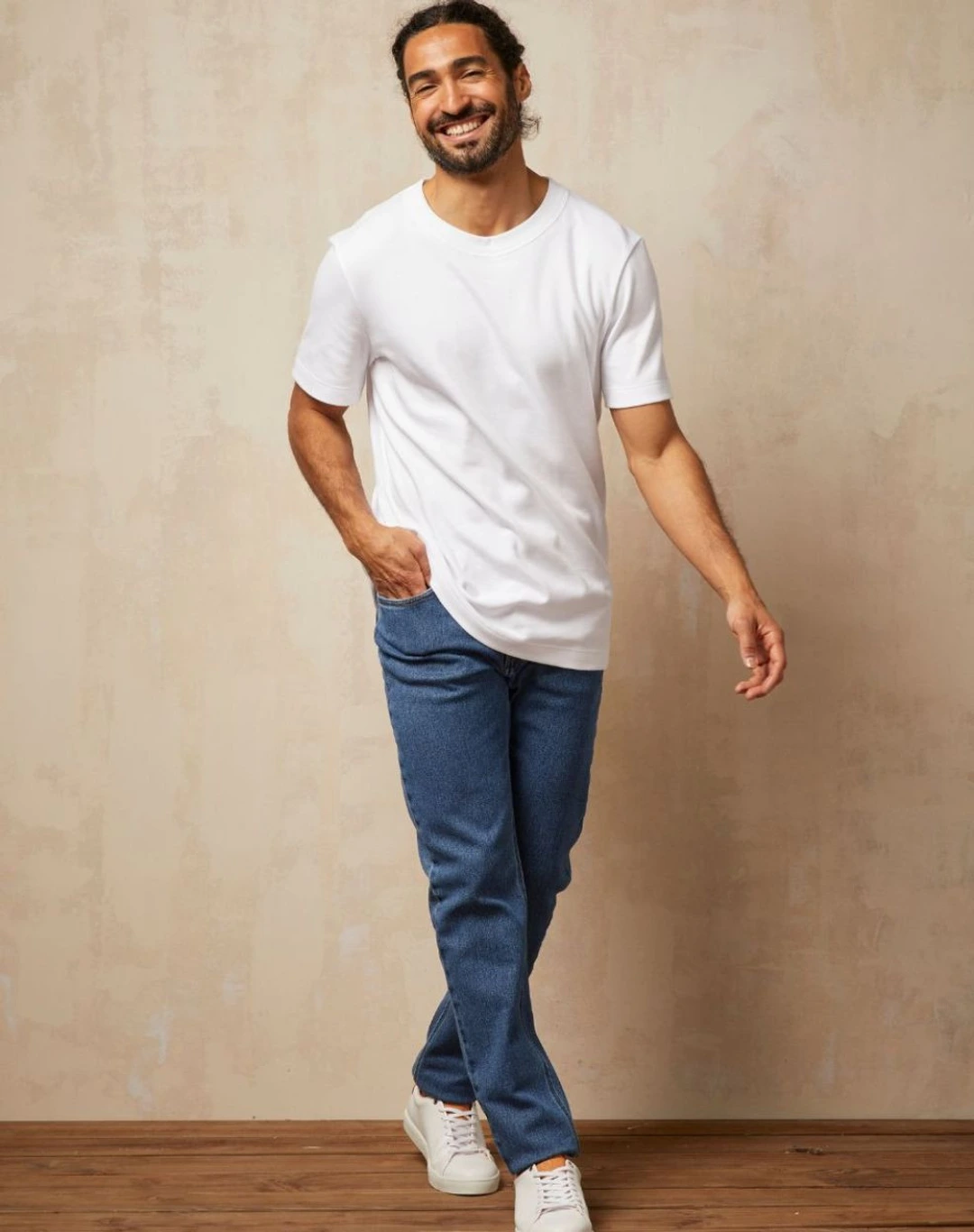 T-shirt en Coton BIO - Blanc - Homme - Lemahieu