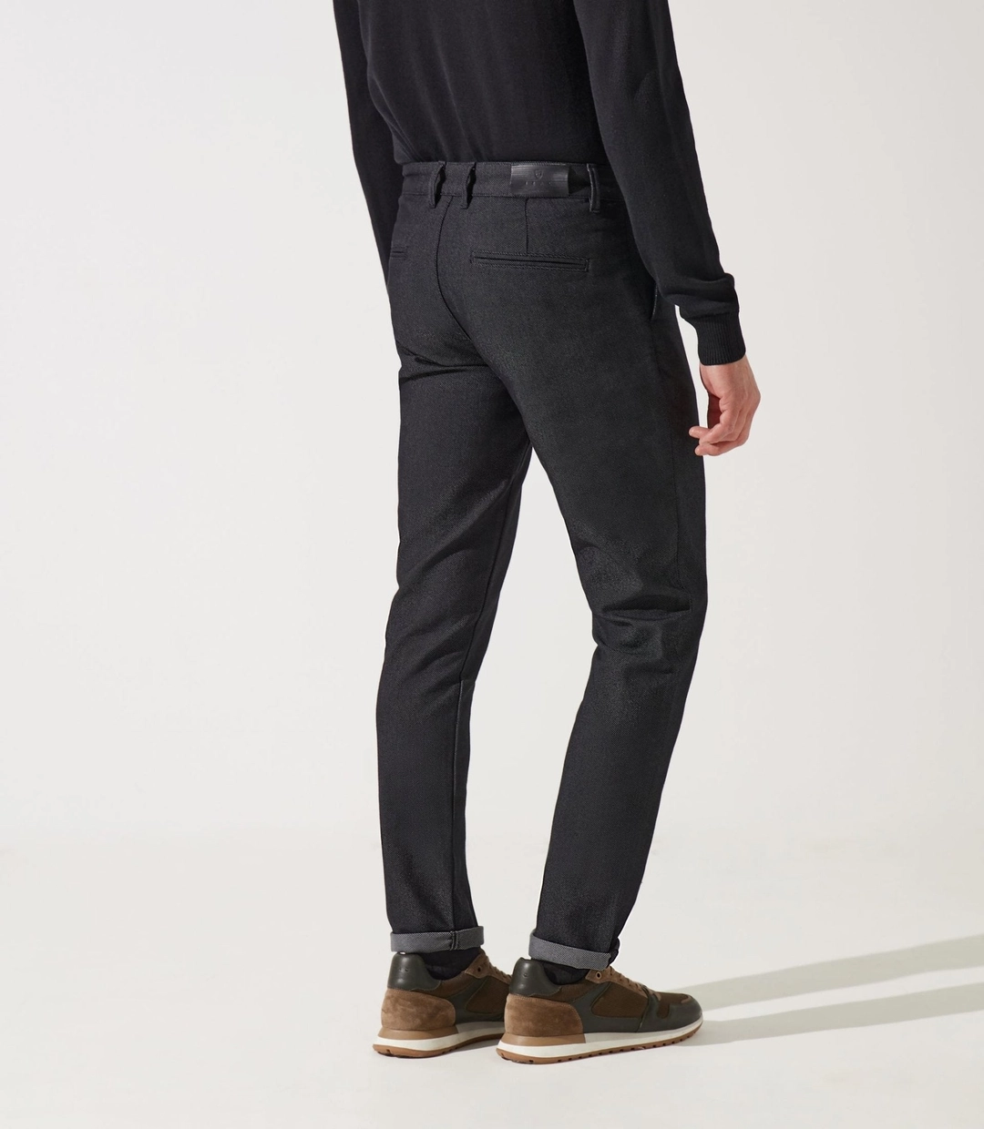 IZAC - Pantalon slack urbain noir