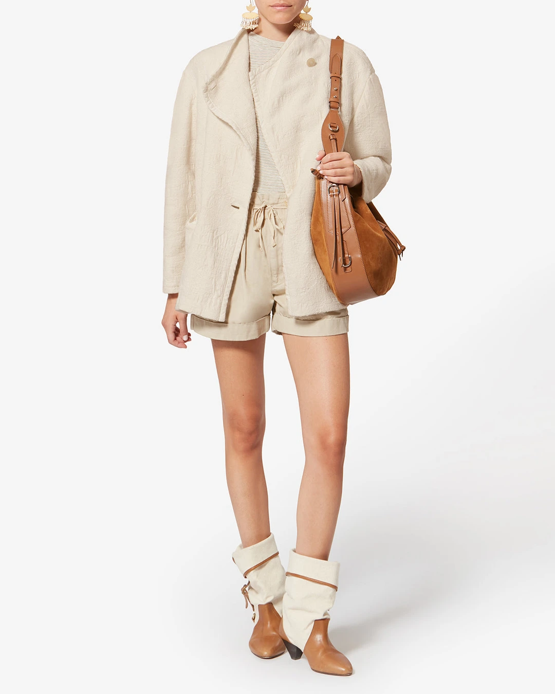 Manteau Uadie - Femme - Écru - Taille 42 - Marant Étoile - 6
