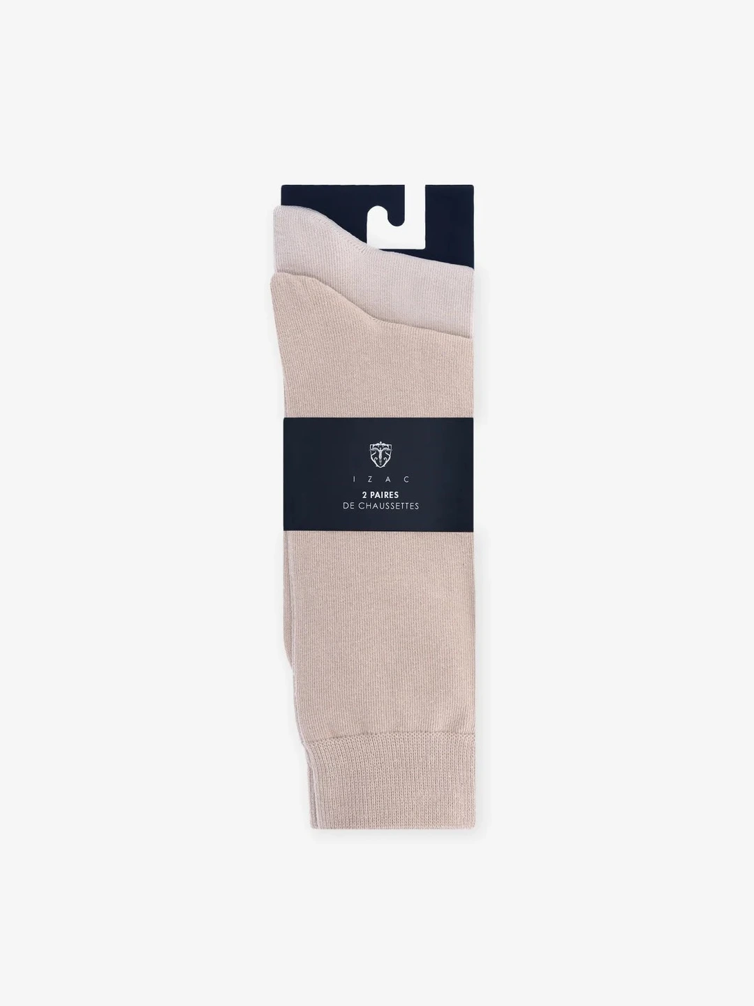 IZAC - Pack de 2 chaussettes beige