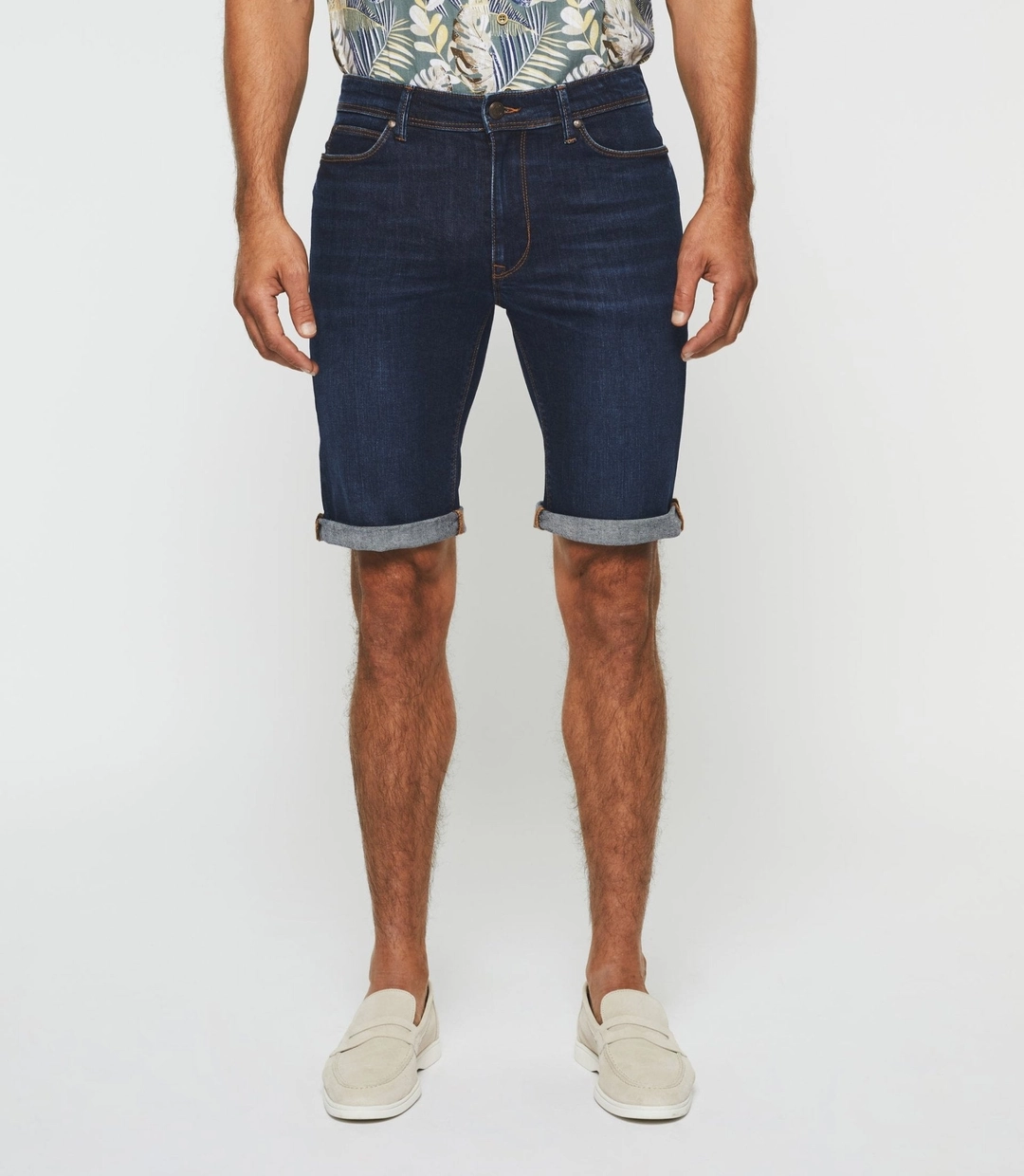 IZAC - Bermuda hydroless denim bleu foncé ''Start''