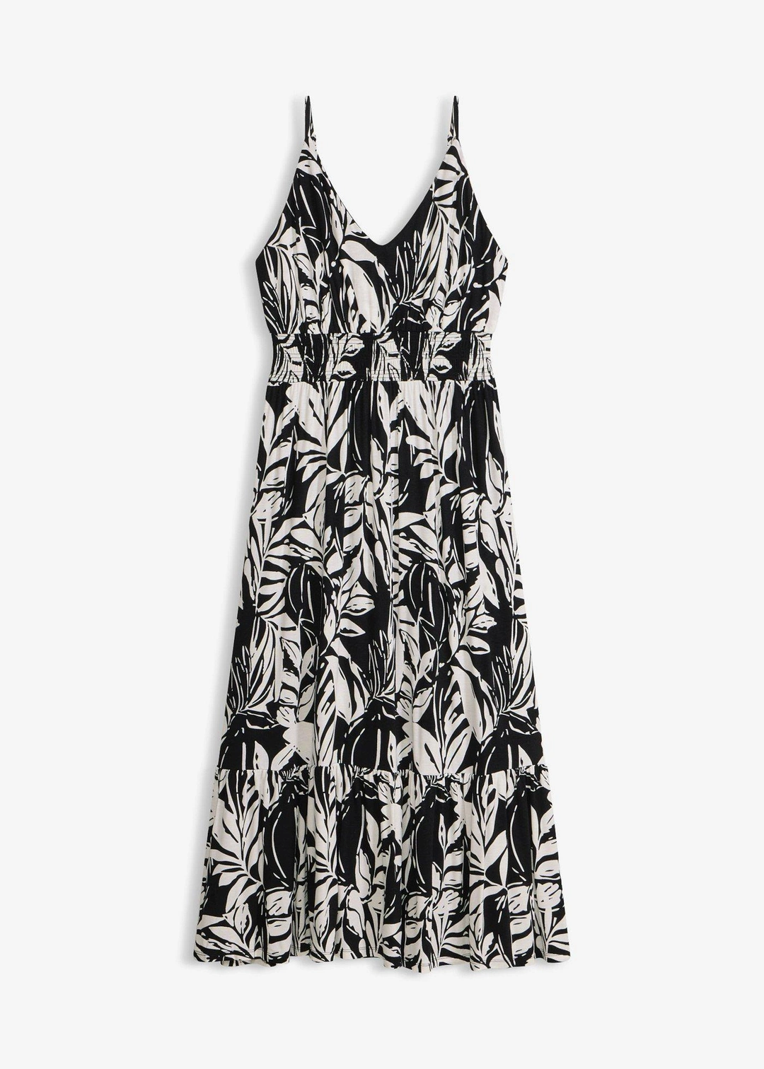 Robe à fines bretelles en jersey viscose