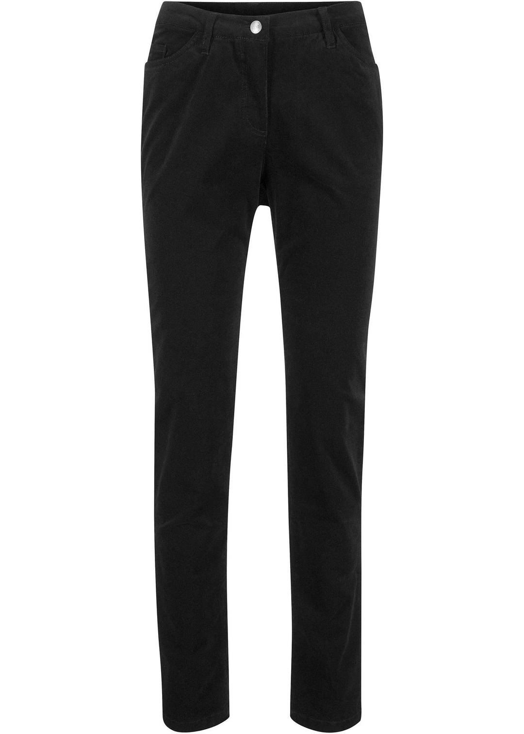 Pantalon slim en velours côtelé extensible