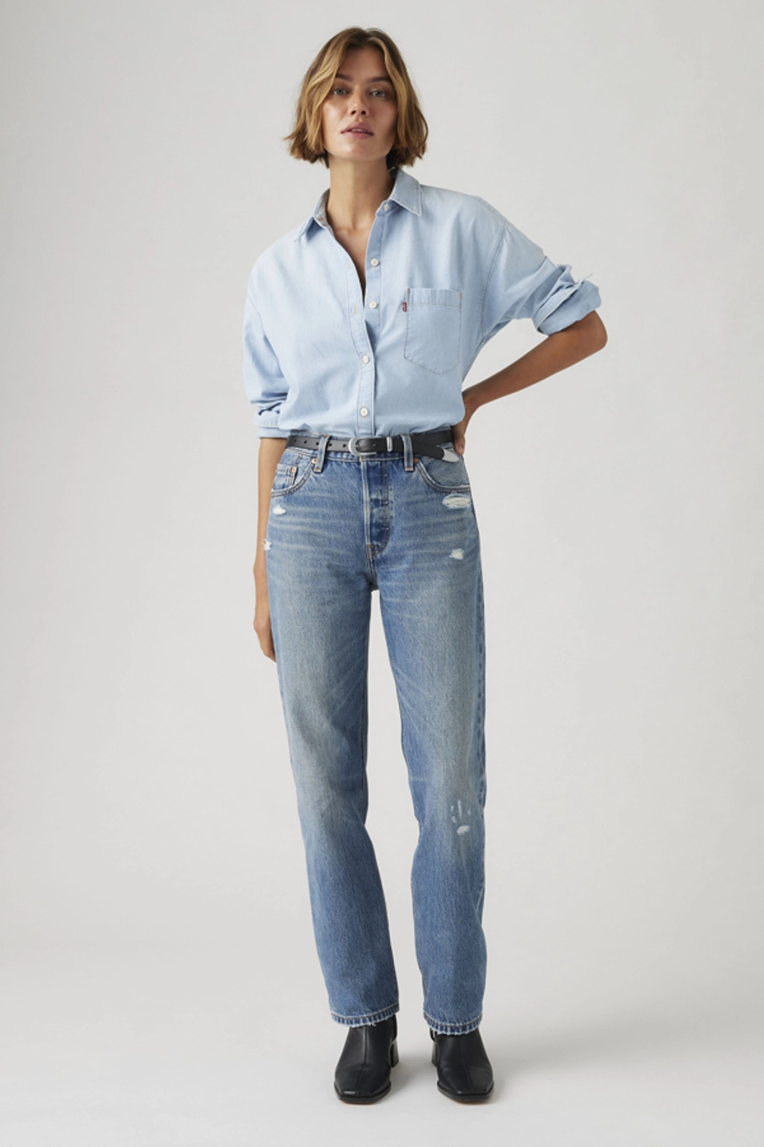 Levi's Jean 501 '90s - Femme - Bleu / Western Crystal - 31X30
