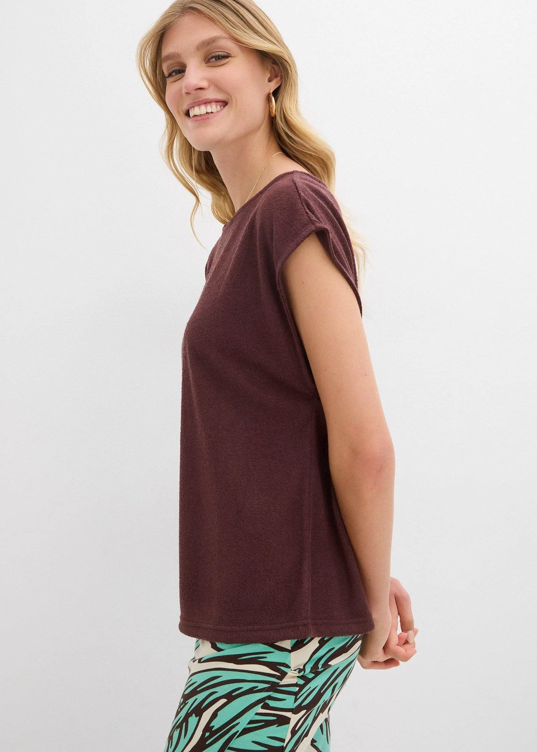 T-shirt oversize aspect maille - 3