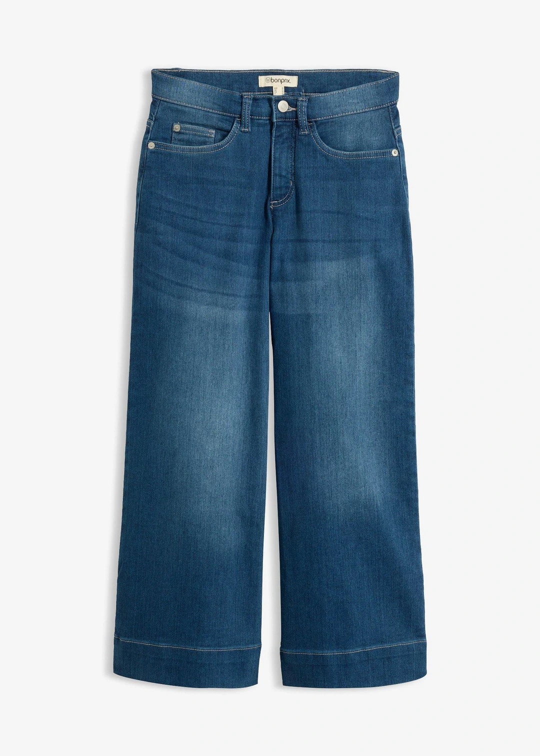 Jupe-culotte en jean ultra-doux