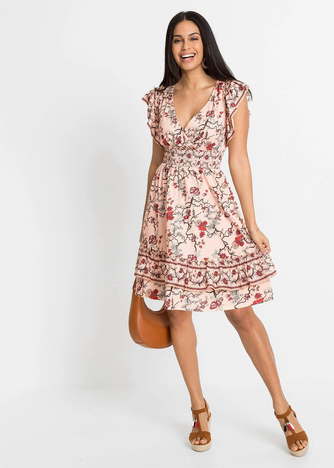 Robe en jersey à volants - 2