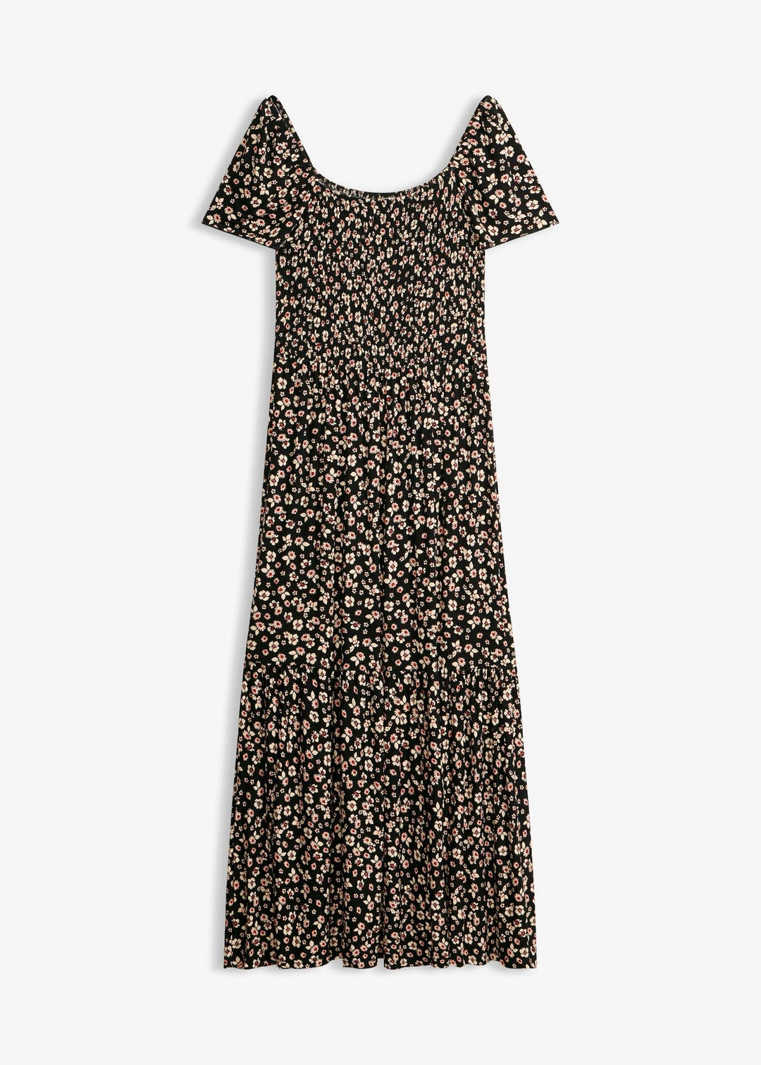 Robe longue en viscose extensible