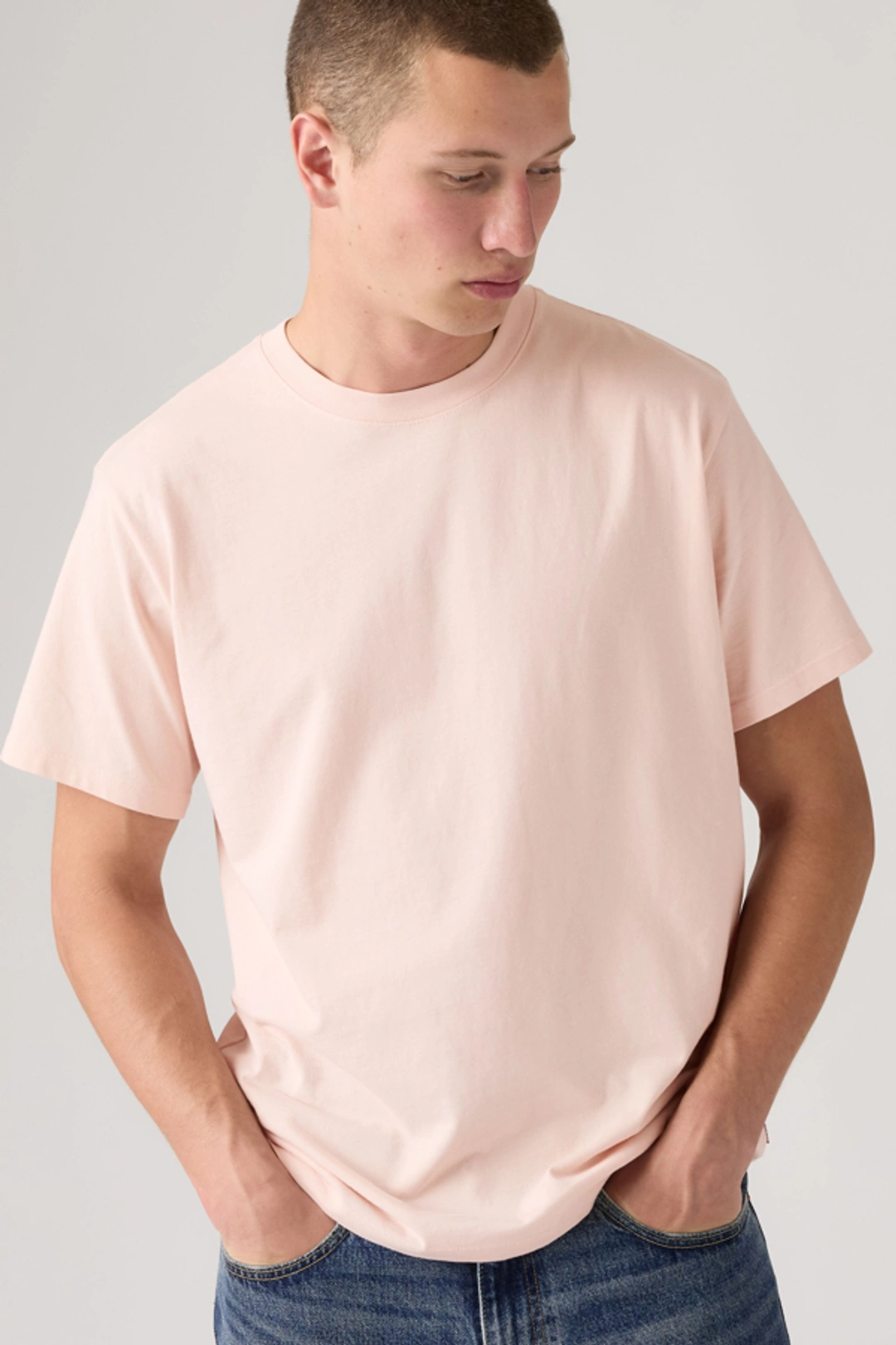 Levi's T Shirt Essentiel - Homme - Beige / Vintage Khaki - 2XL