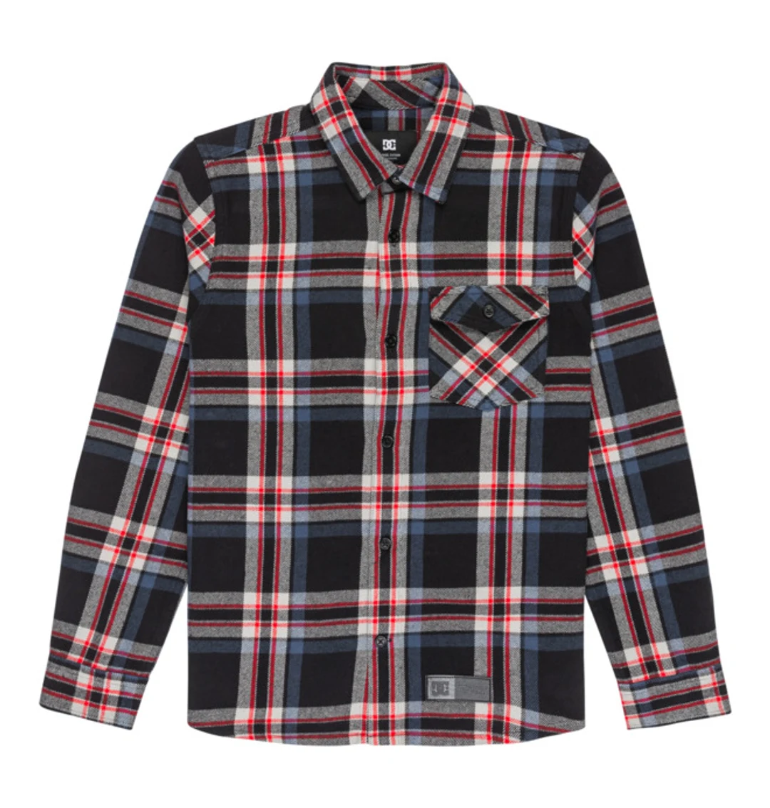 Marshal Flannel - Chemise en flanelle Noir Garçon 8-16 ans