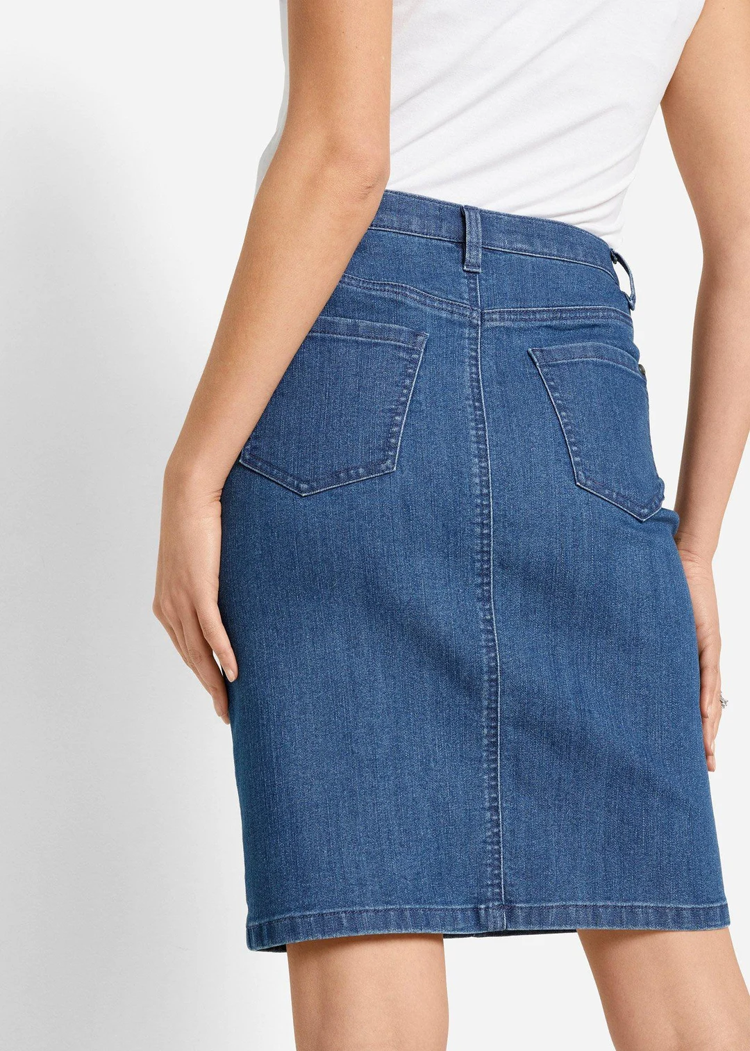 Jupe en jean extensible