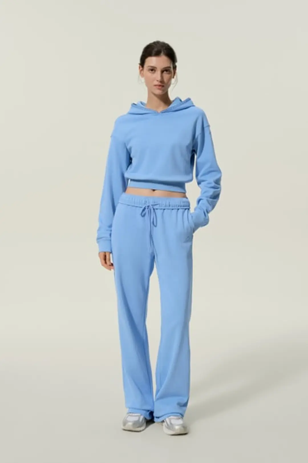 LILYSILK Pantalon Seamflow Stride Noir S - Confort Soyeux SILKERRY , Coupe Droite Ajustée, Poches Latérales, Idéal Détente