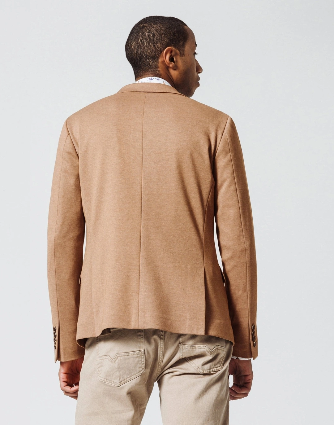 IZAC - Veste Casual Beige Maille