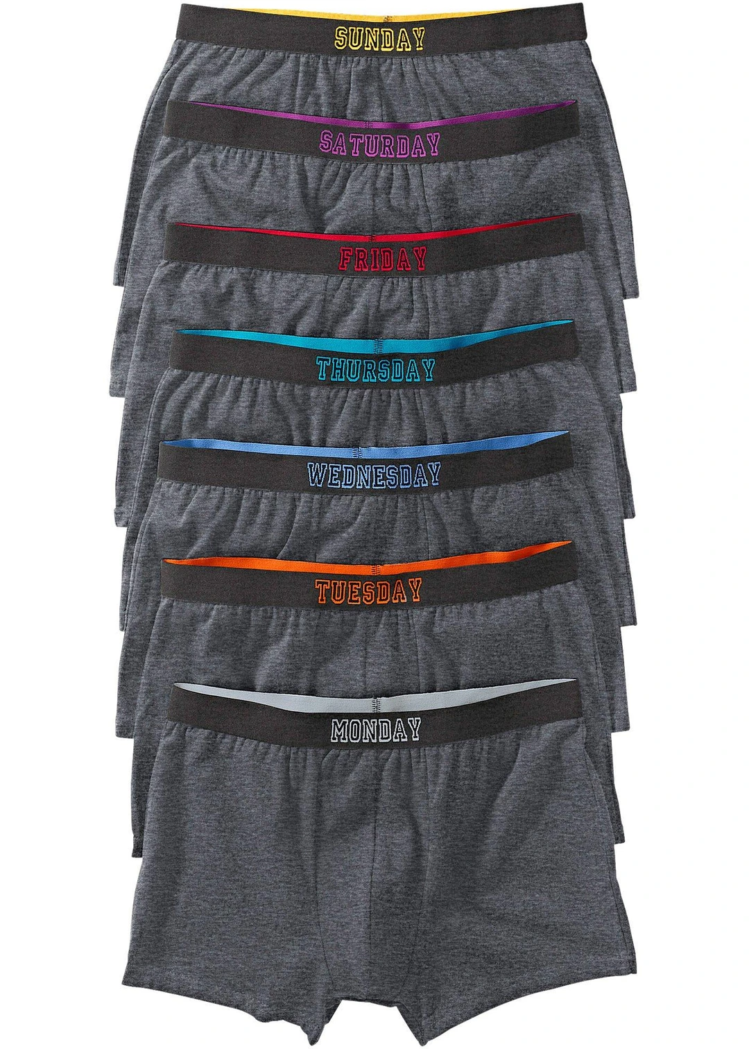 Lot de 7 boxers coton