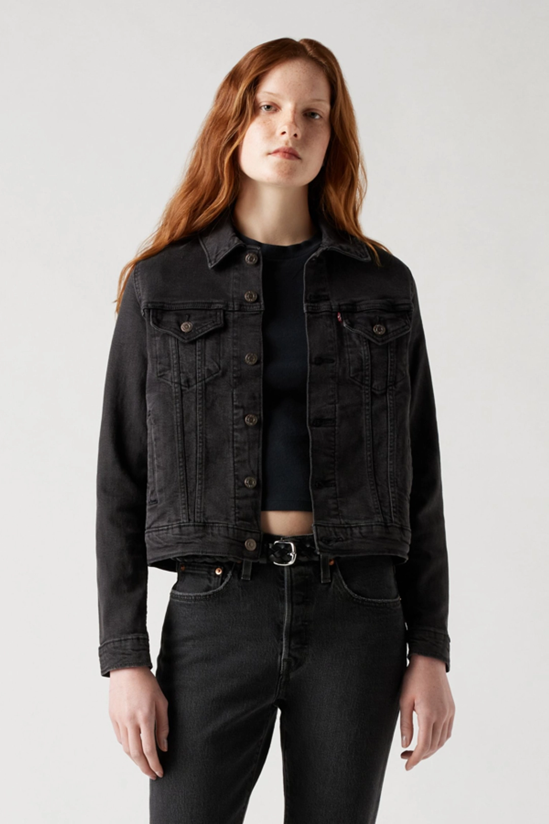 Levi's Veste Trucker Original - Femme - Blanc / Blank Impact - L - 2
