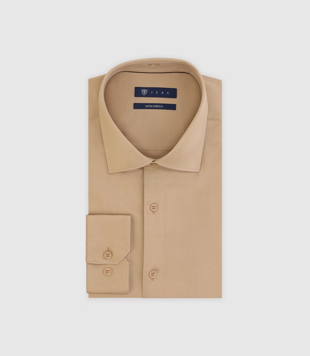 IZAC - Chemise ville ajustée camel