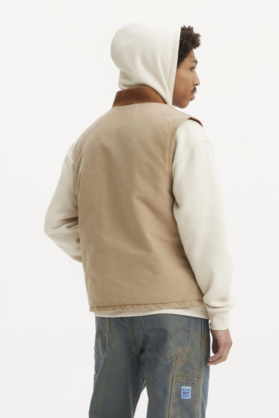Levi's Veste Sans Manche Sansome - Homme - Noir / Meteorite - XS - 2