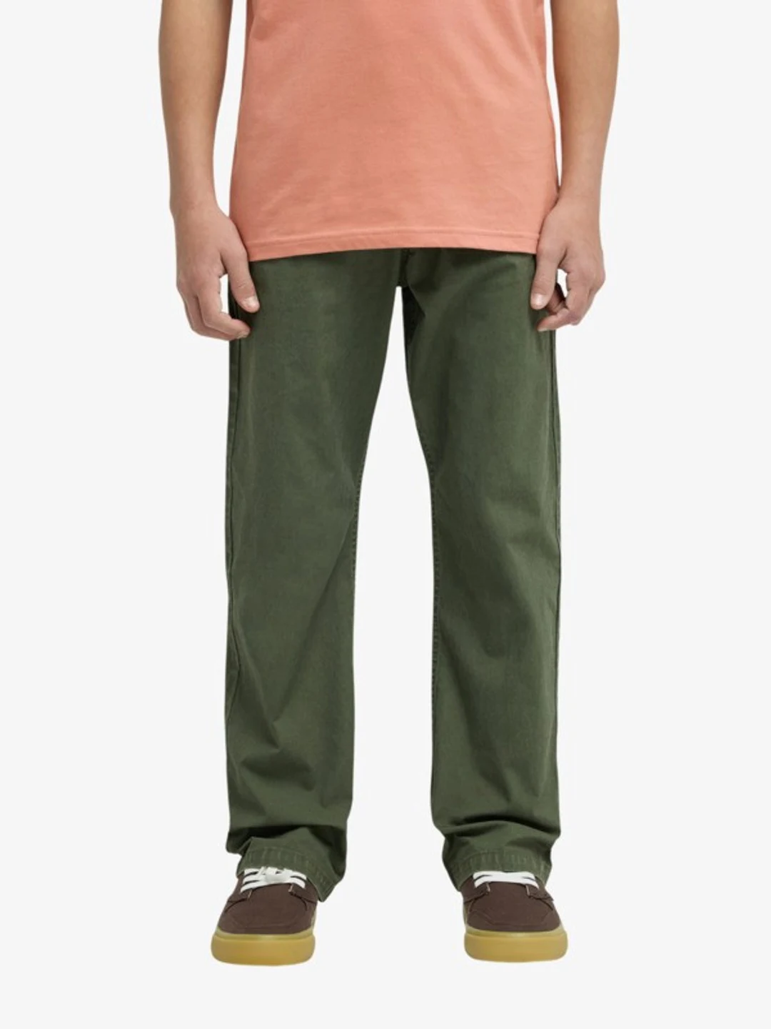 Taxer - Pantalon coupe droite pour Garçon 8-16 Marron