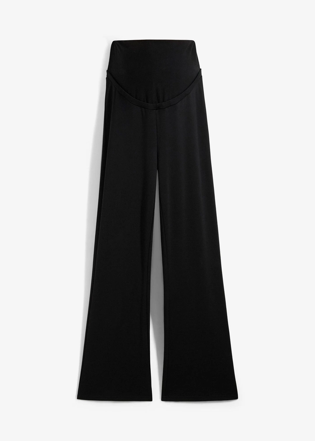 Pantalon de grossesse en jersey milano, jambes légèrement évasées