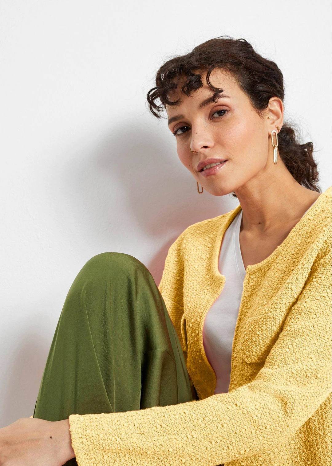 Gilet en maille bouclette - 3