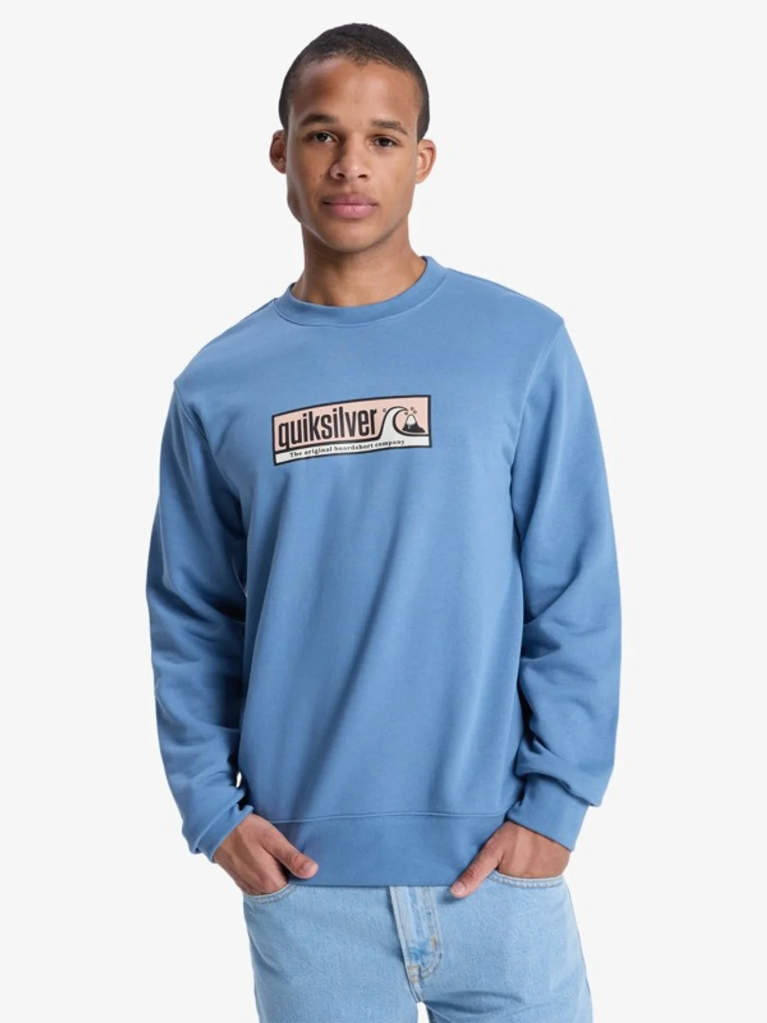 Graphic - Sweat à col rond pour Homme Bleu
