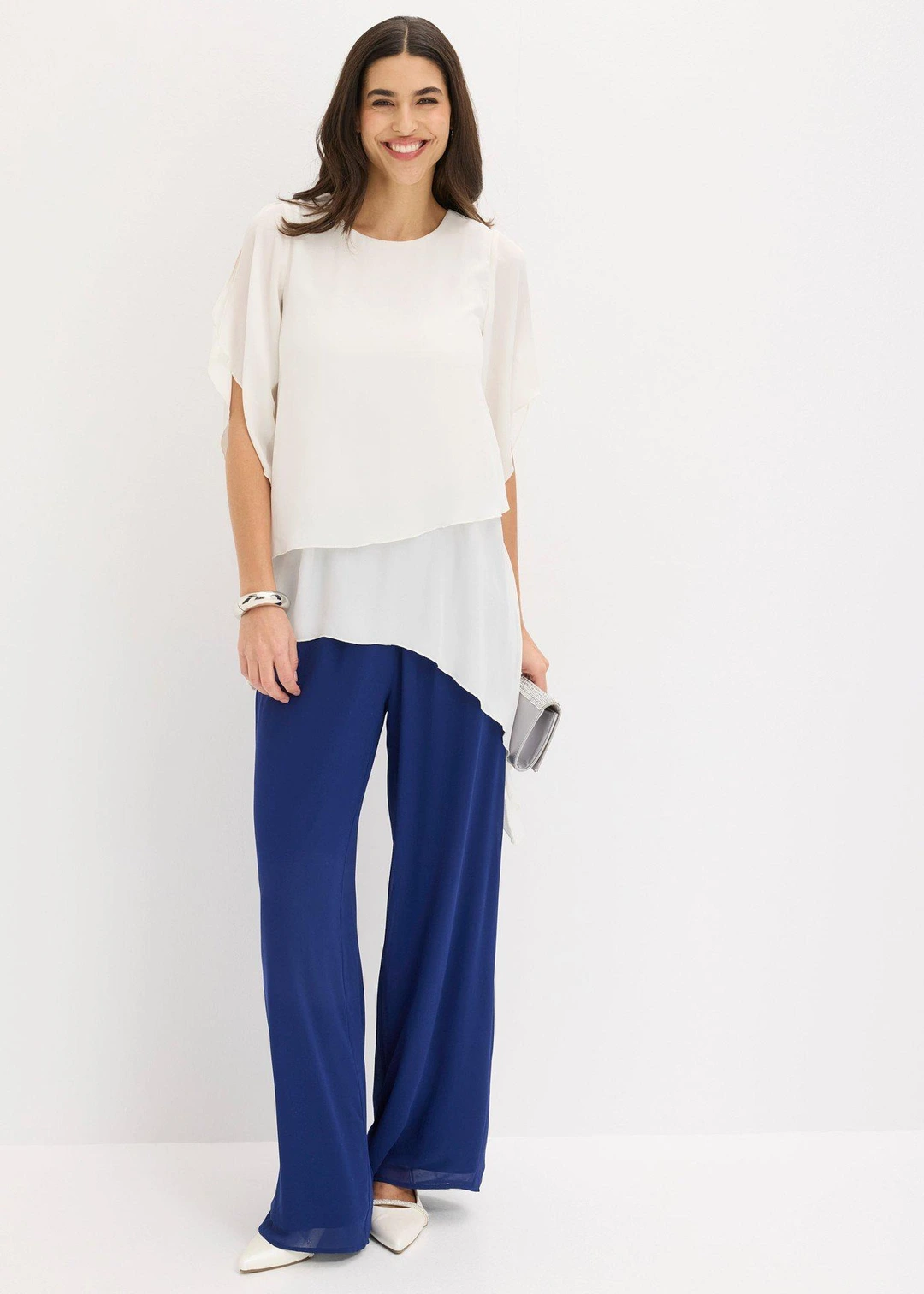 Blouse à pans, look superposé - 2