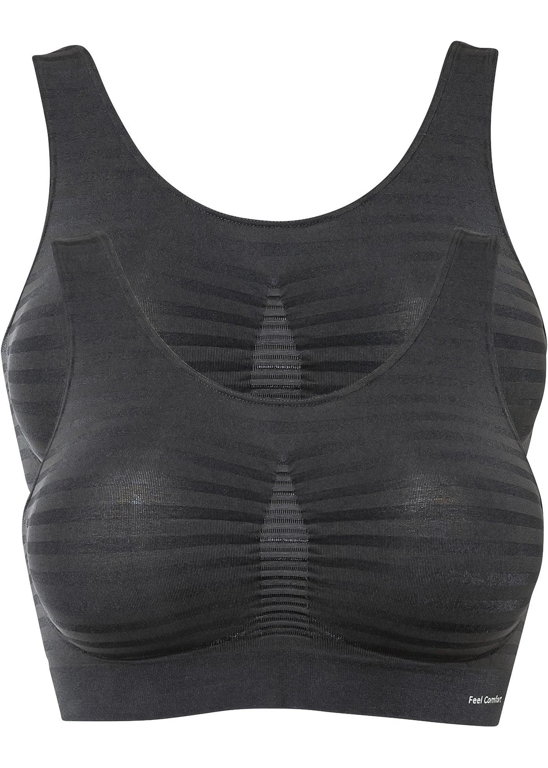 Lot de 2 brassières sans coutures Feel Comfort