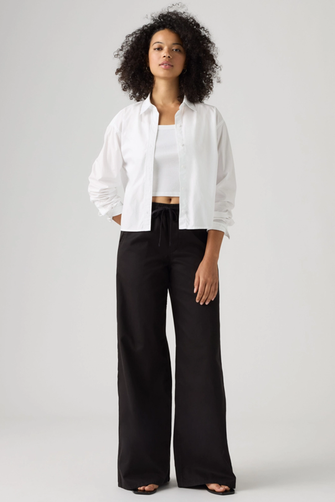 Levi's Essential Wide Leg Pants (Plus Size) - Femme - Beige / Travertine - XS