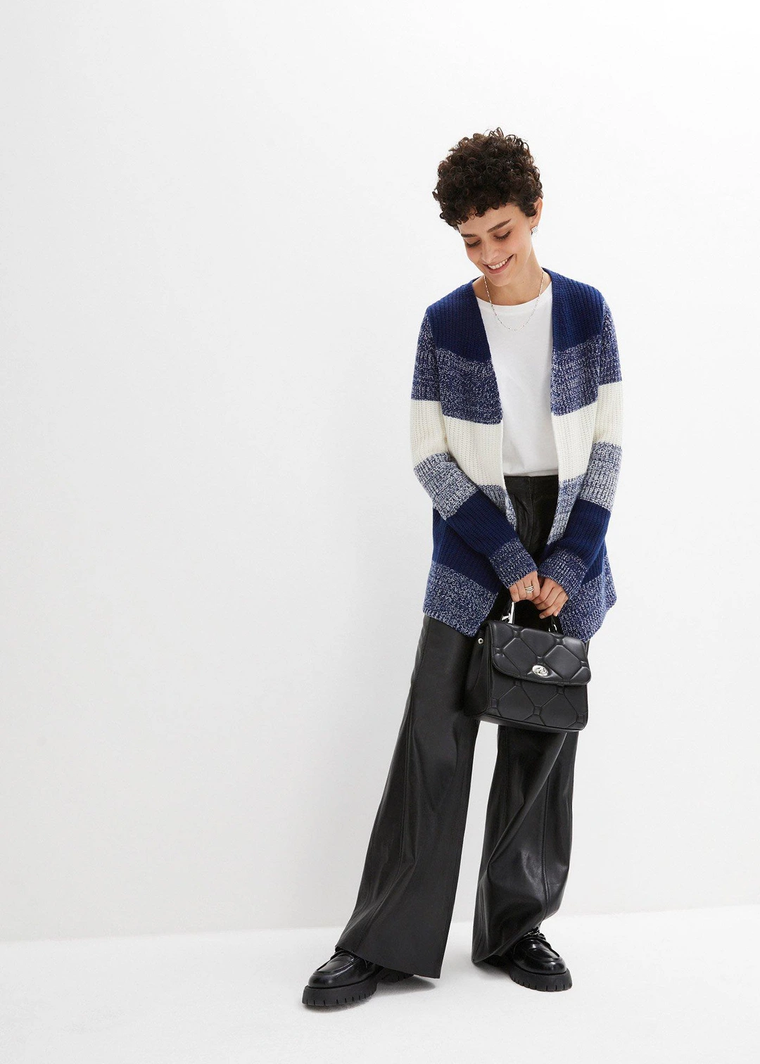 Pantalon large en cuir d’agneau nappa - 2