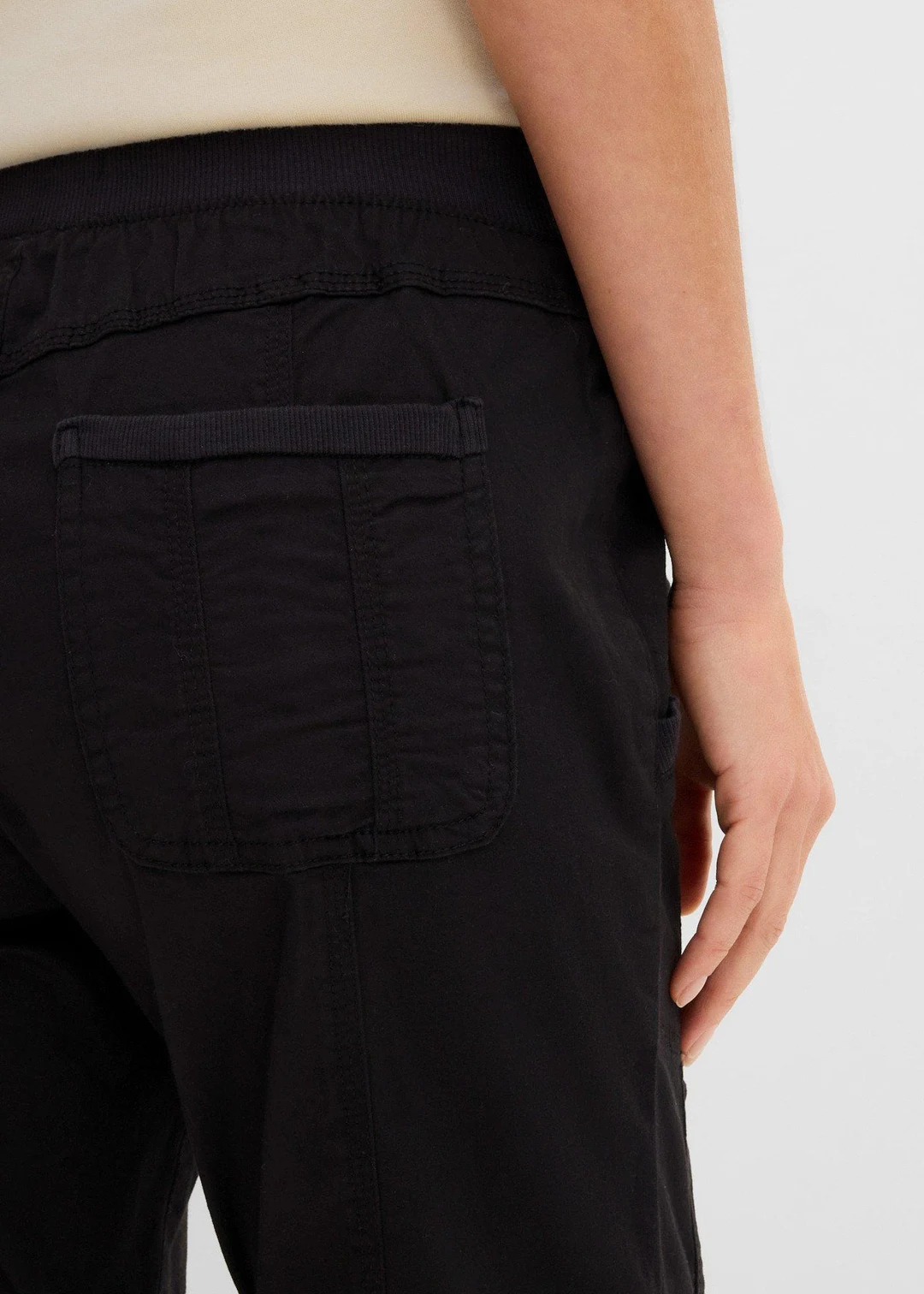 Pantalon corsaire avec lien à nouer - 3