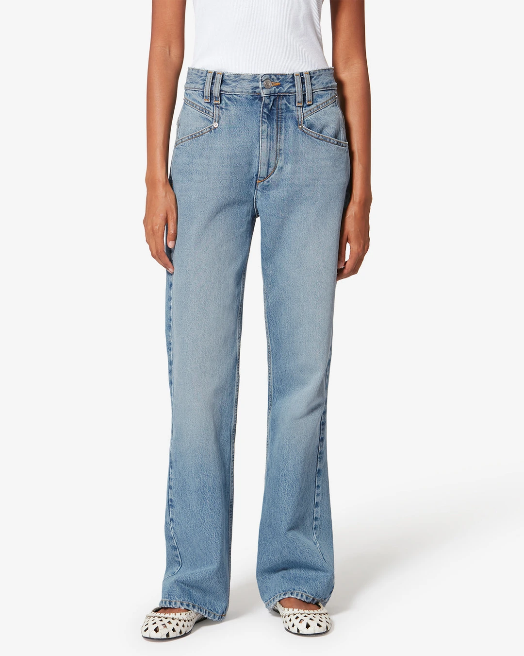 Pantalon Belvia - Femme - Bleu Clair - Taille 44 - 5