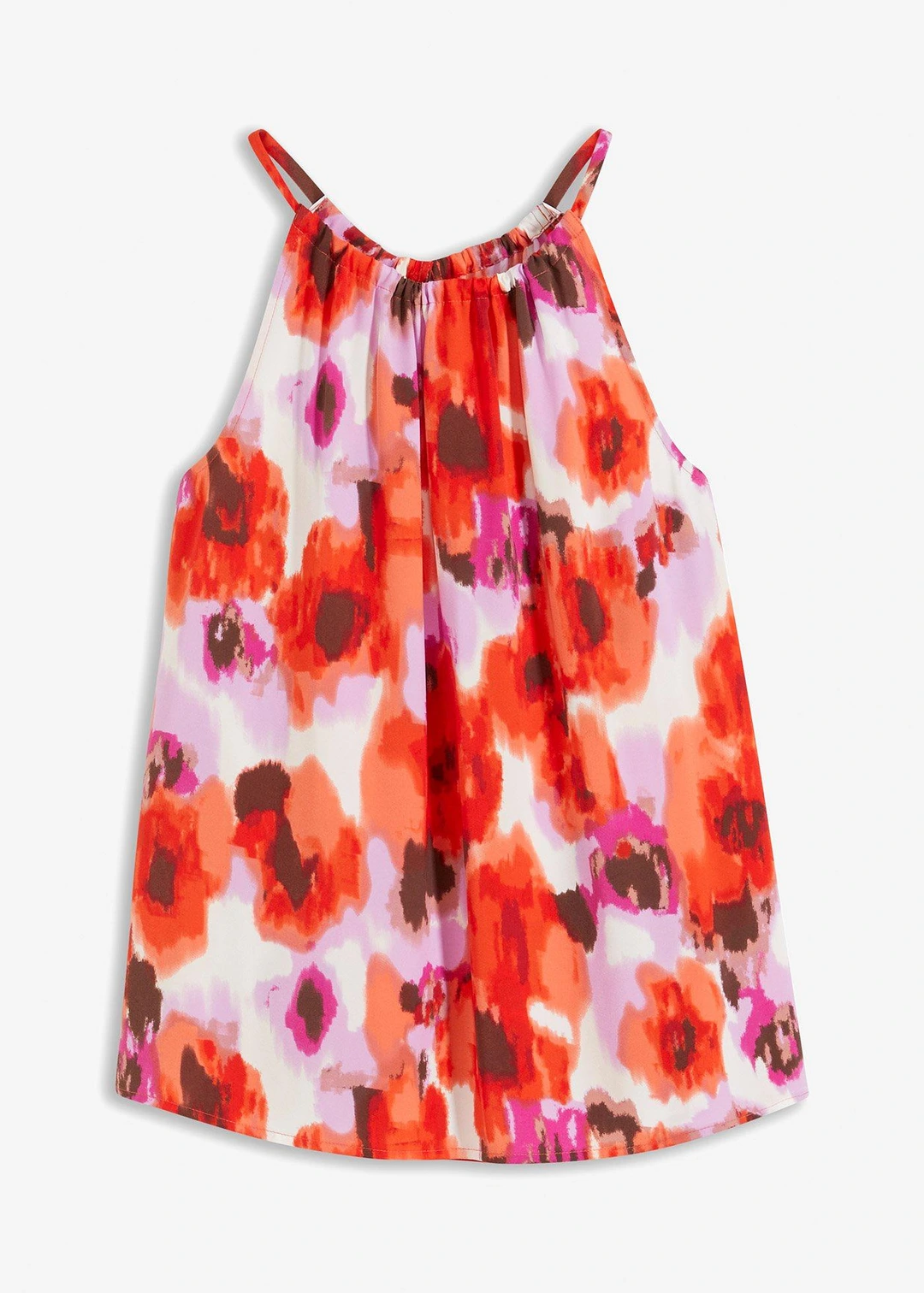Blouse sans manches imprimée