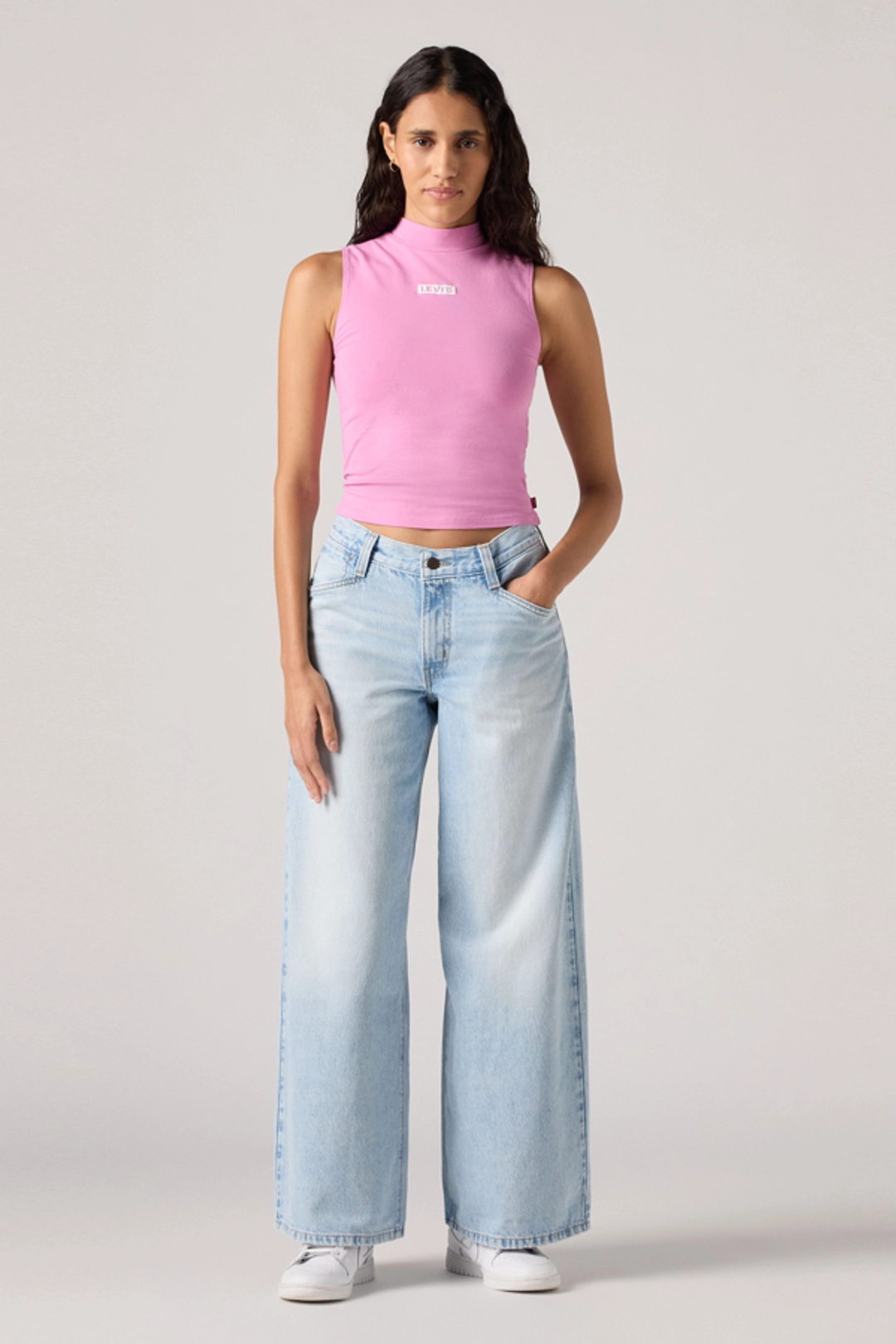 Levi's Jean 94 Baggy Wide Leg - Femme - Bleu / Braided Art - 31X33
