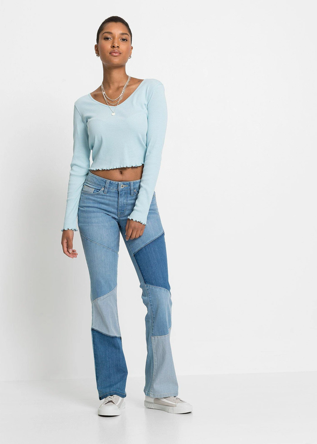 Jean flare taille mi-haute - 2