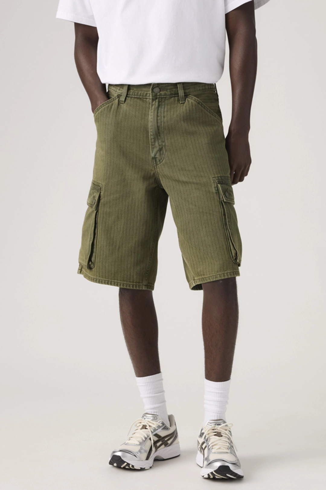 Levi's 478 Baggy Cargo Shorts - Homme - Bleu / My Pockets Full Shorts - 38X12 - 2
