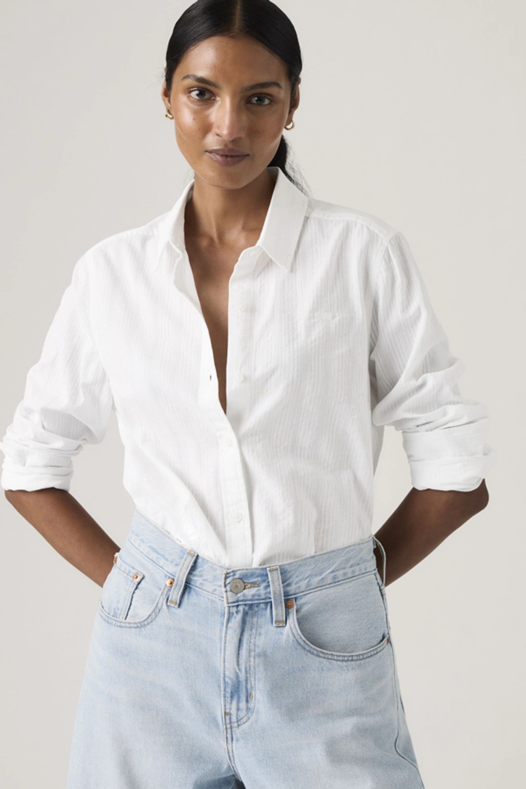 Levi's Chemise Classic - Femme - Blanc / Bright White_Vm - 2XS