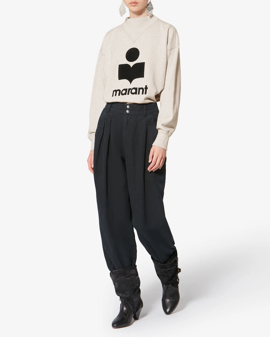 Sweatshirt Moby - Femme - Écru - Taille 44 - Marant Étoile - 4