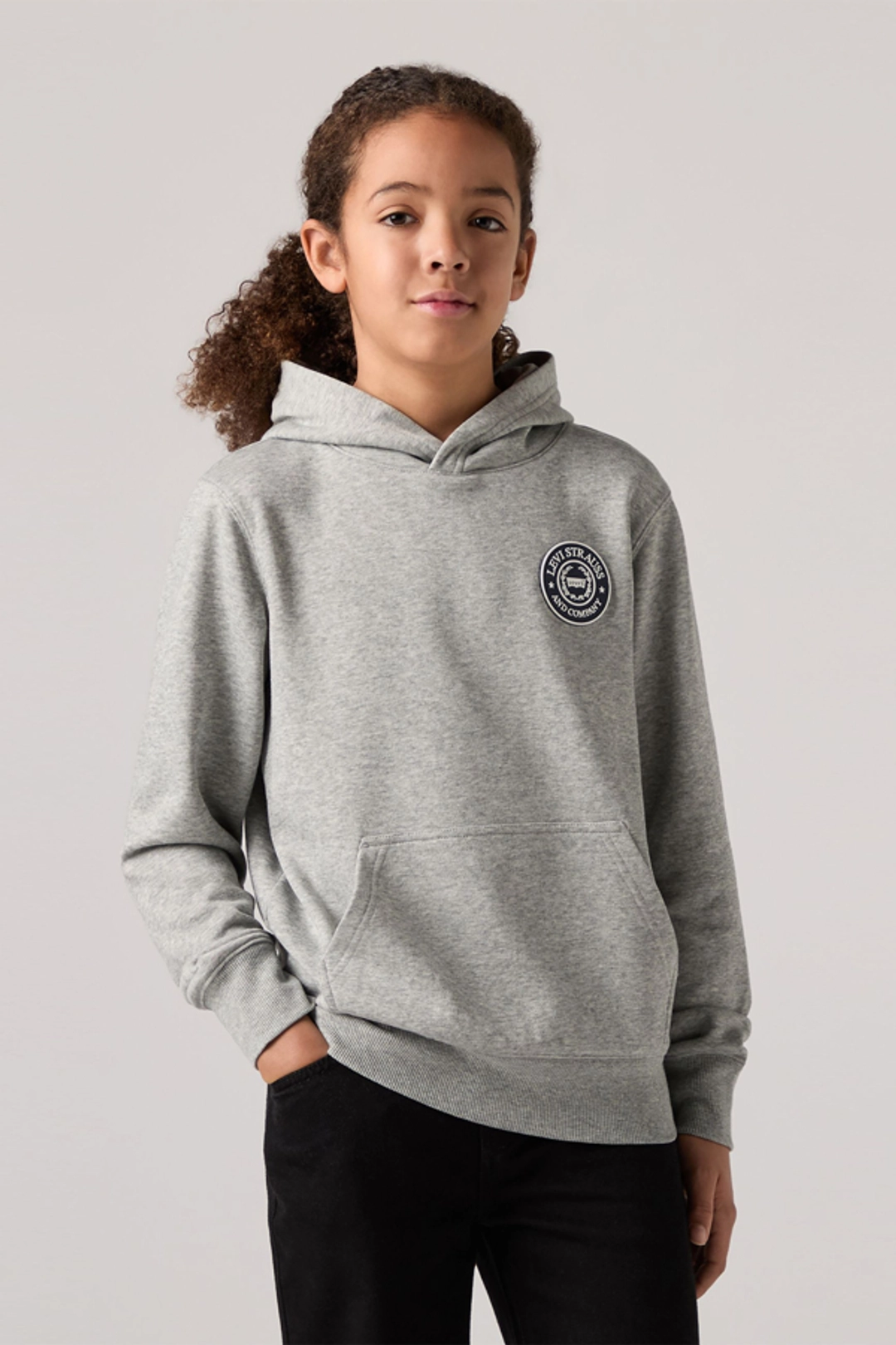 Levi's Teenager Mini Batwing Pullover Hoodie - Homme - Vert / Cameo Green - 14A