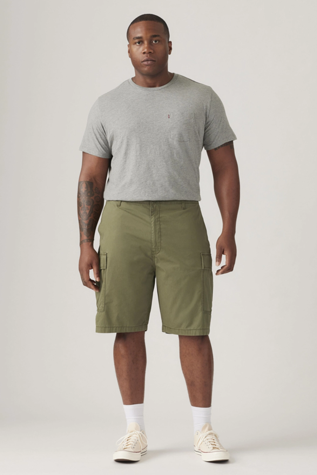 Levi's Carrier Cargo Shorts (Big & Tall) - Homme - Noir / Meteorite Lightweight - 50 - 2