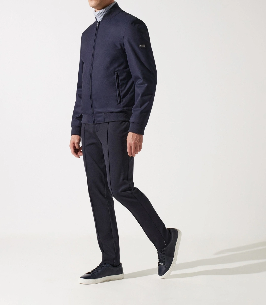 IZAC - Blouson teddy marine MANILLE