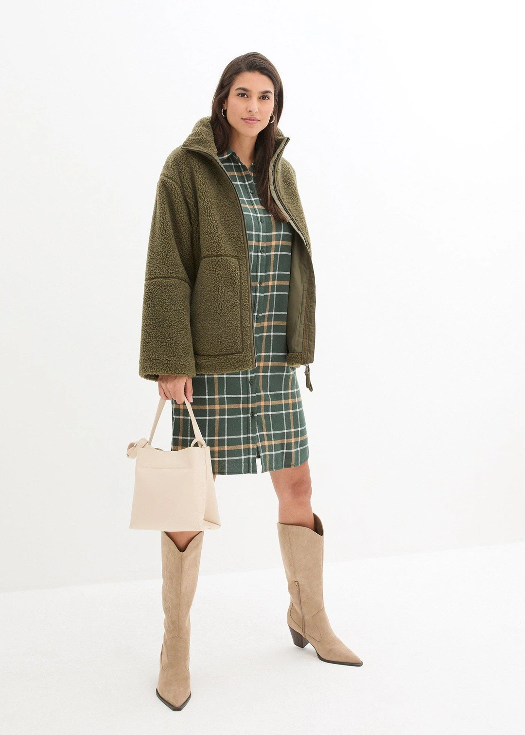 Veste en sherpa doublée - 2