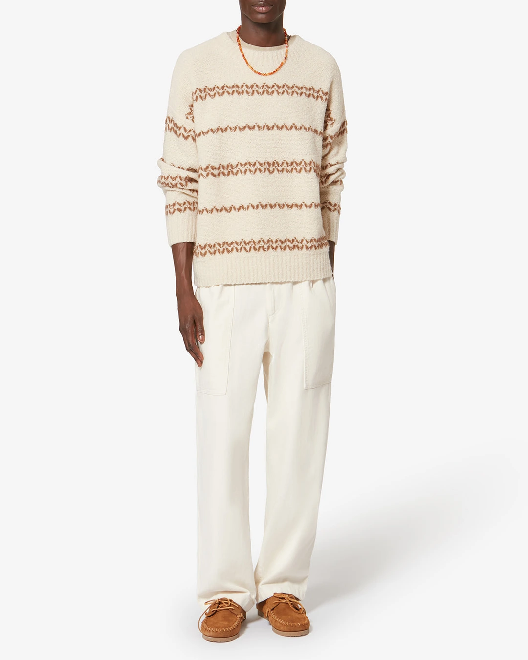 Pull Romain - Homme - Écru-bronze - Taille XL - 4