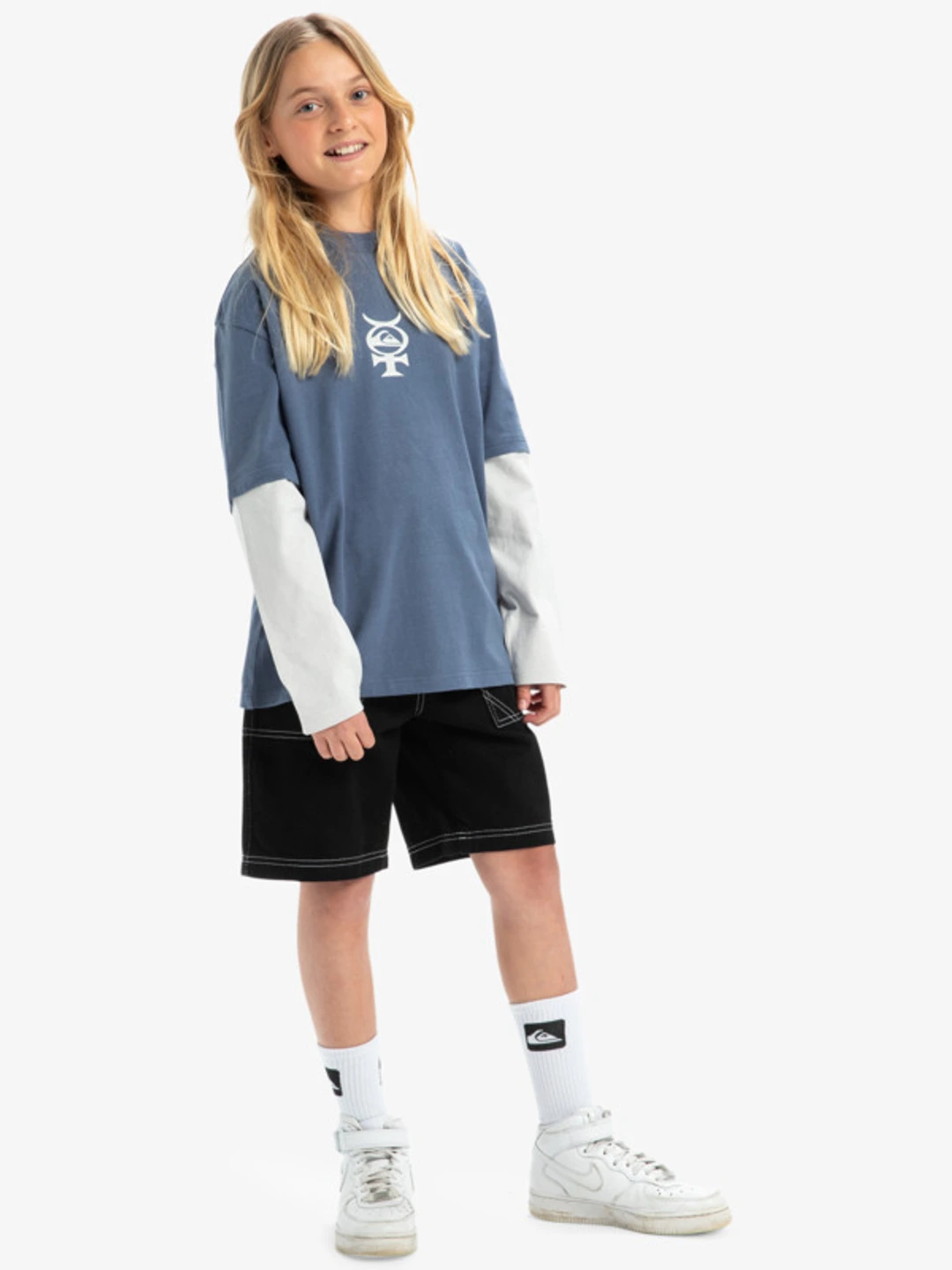 Mercury Youth Layer - T-shirt à manches longues pour Garçon 8-16 Bleu