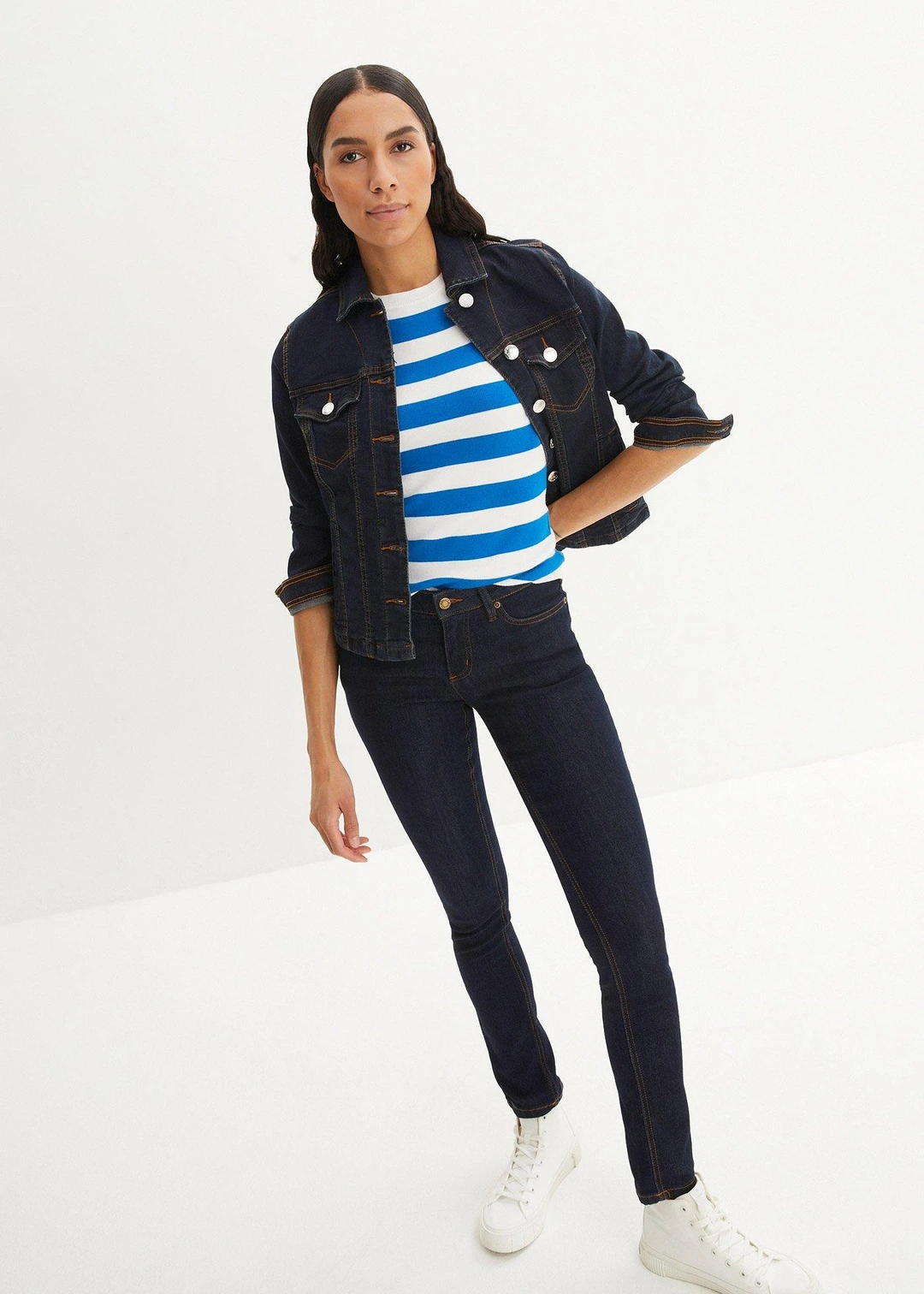 Jean skinny taille mi-haute, extensible - 2