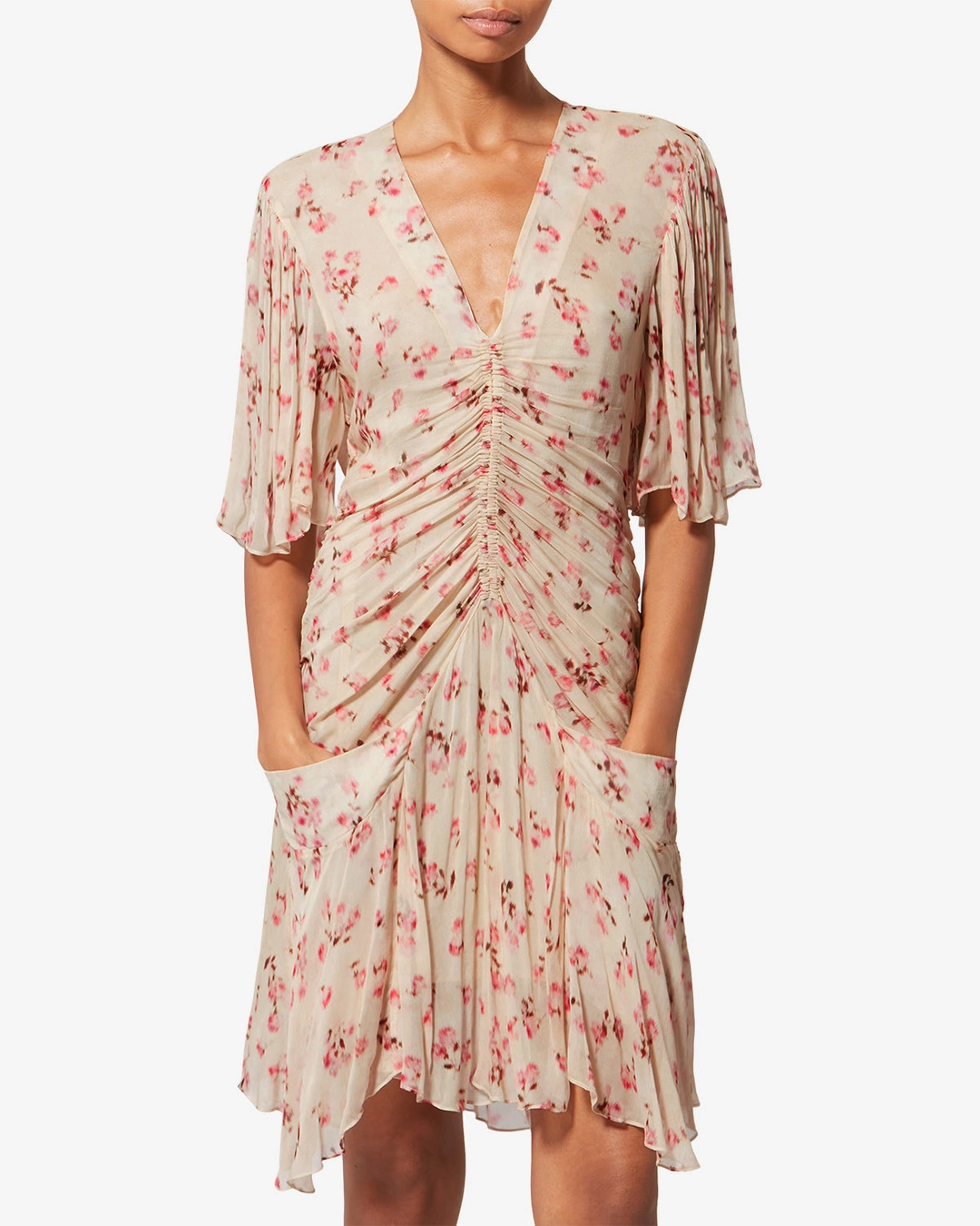 Robe Vivienne - Femme - Beige - Taille 42 - Marant Étoile - 5