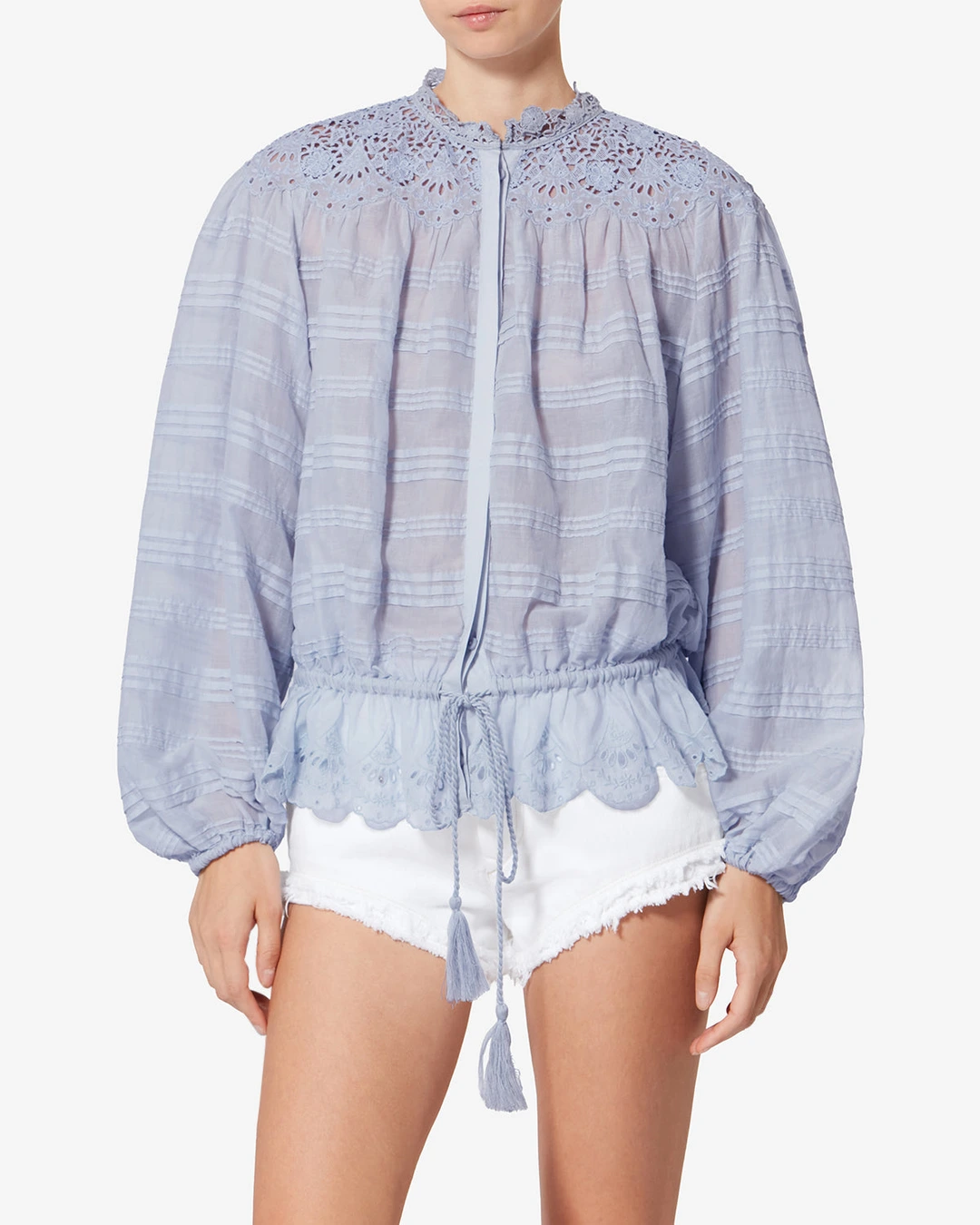 Blouse Polly - Femme - Bleu Clair - Taille 42 - Marant Étoile - 5