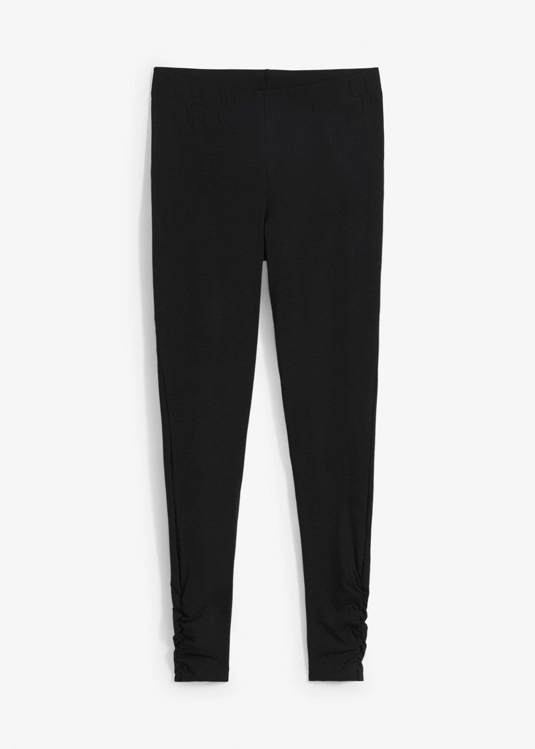 Legging avec large empiècement confortable à la taille et détail fronce